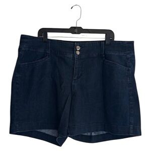 Westport 62 Dress Barn Blue Jeans Shorts - Women's Plus Size 20 Signature Fit